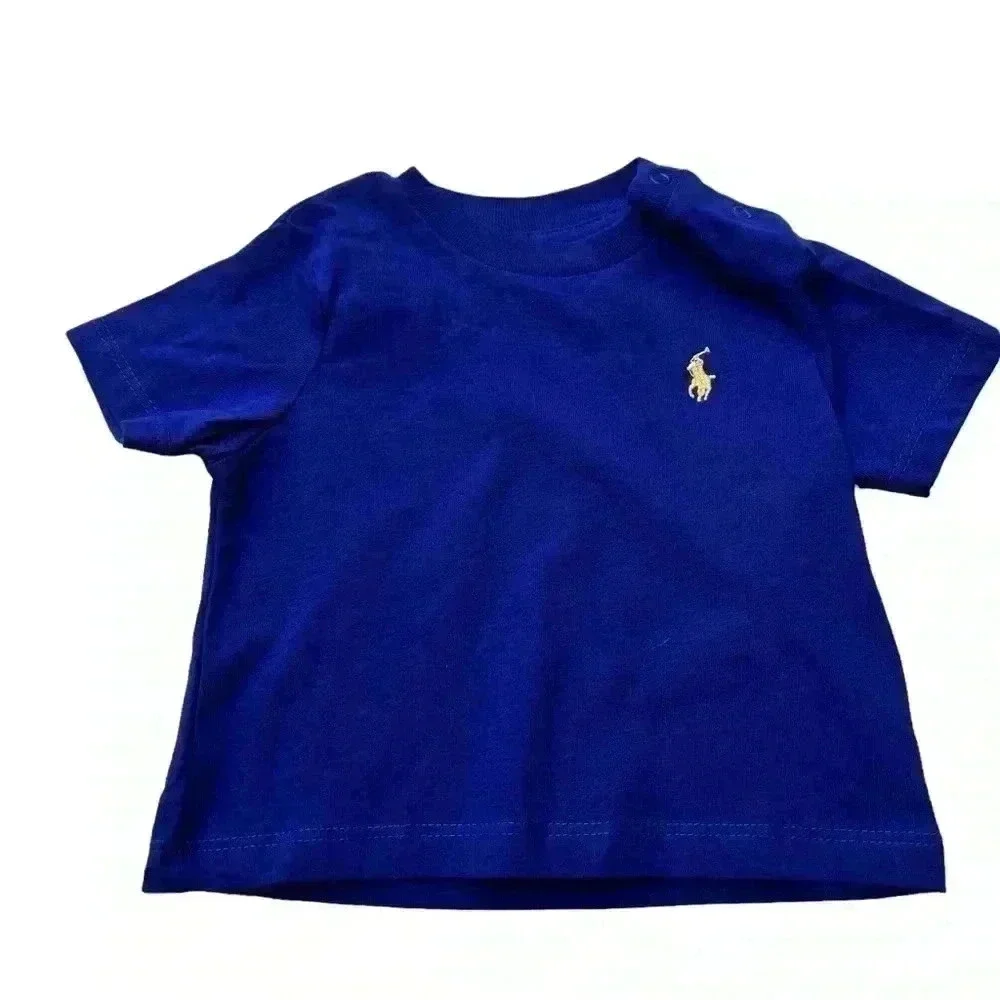Ralph Lauren Boys Cotton Jersey Crewneck INFANT TEE BUNDLE •Size 3 month…